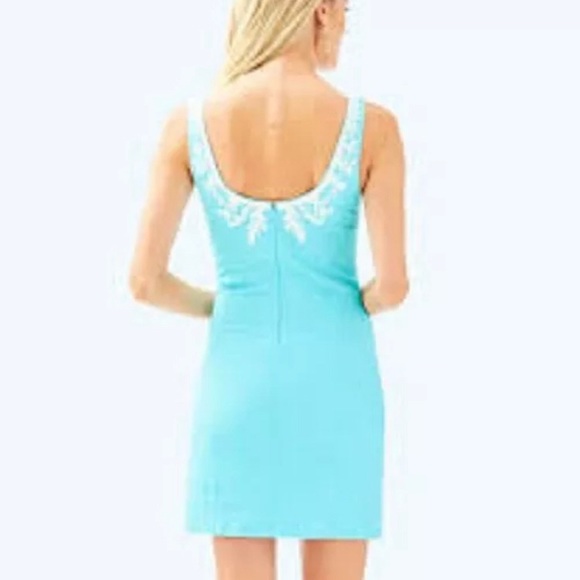 Lilly Pulitzer Dresses & Skirts - Lilly Pulitzer Gabby Shift Dress Seasalt Blue 12